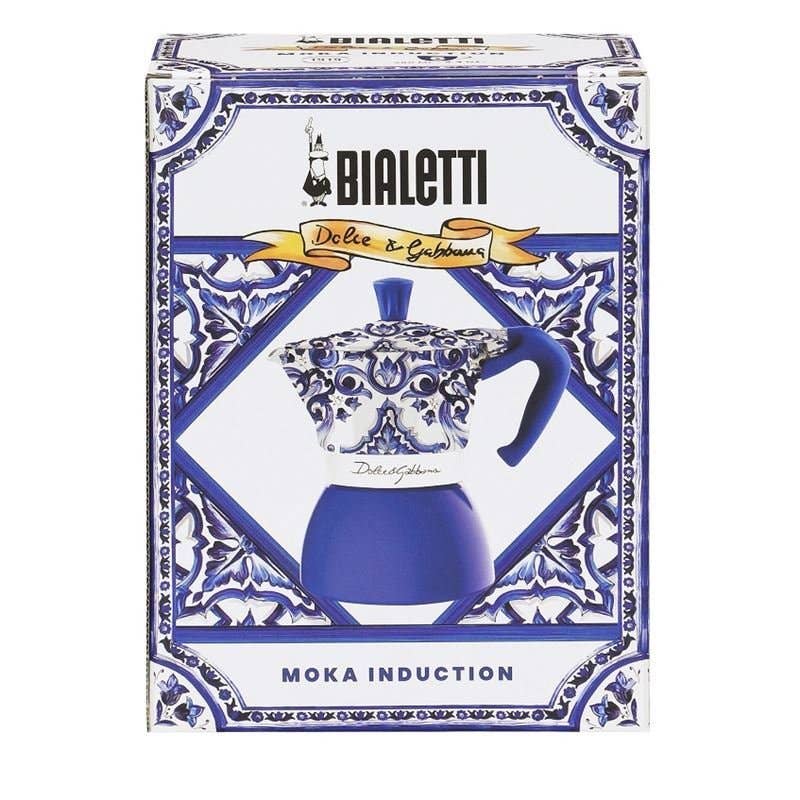 MOKA INDUCTION 6 Tassen D&G Blau Med