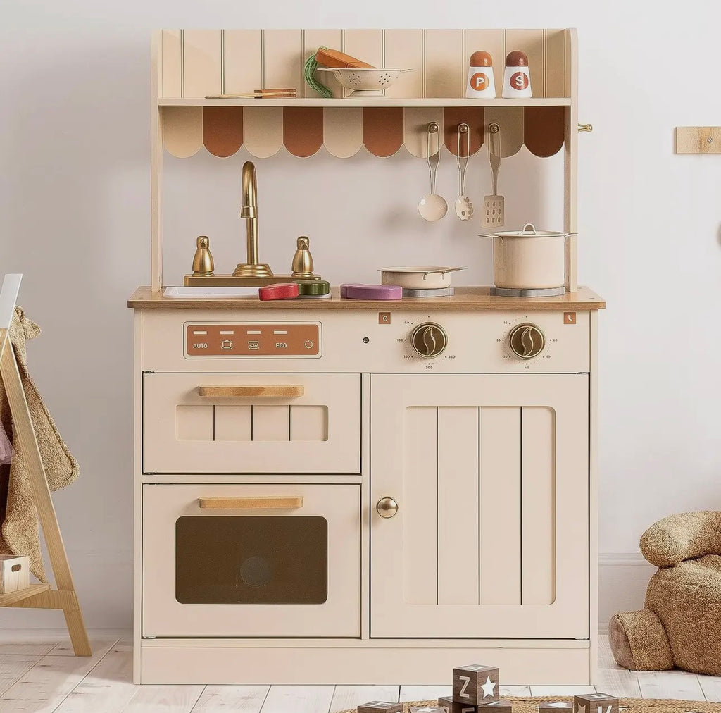 Robud Holz- Küchenspielset Spielzeug zum kochen für Kinder Geschenk