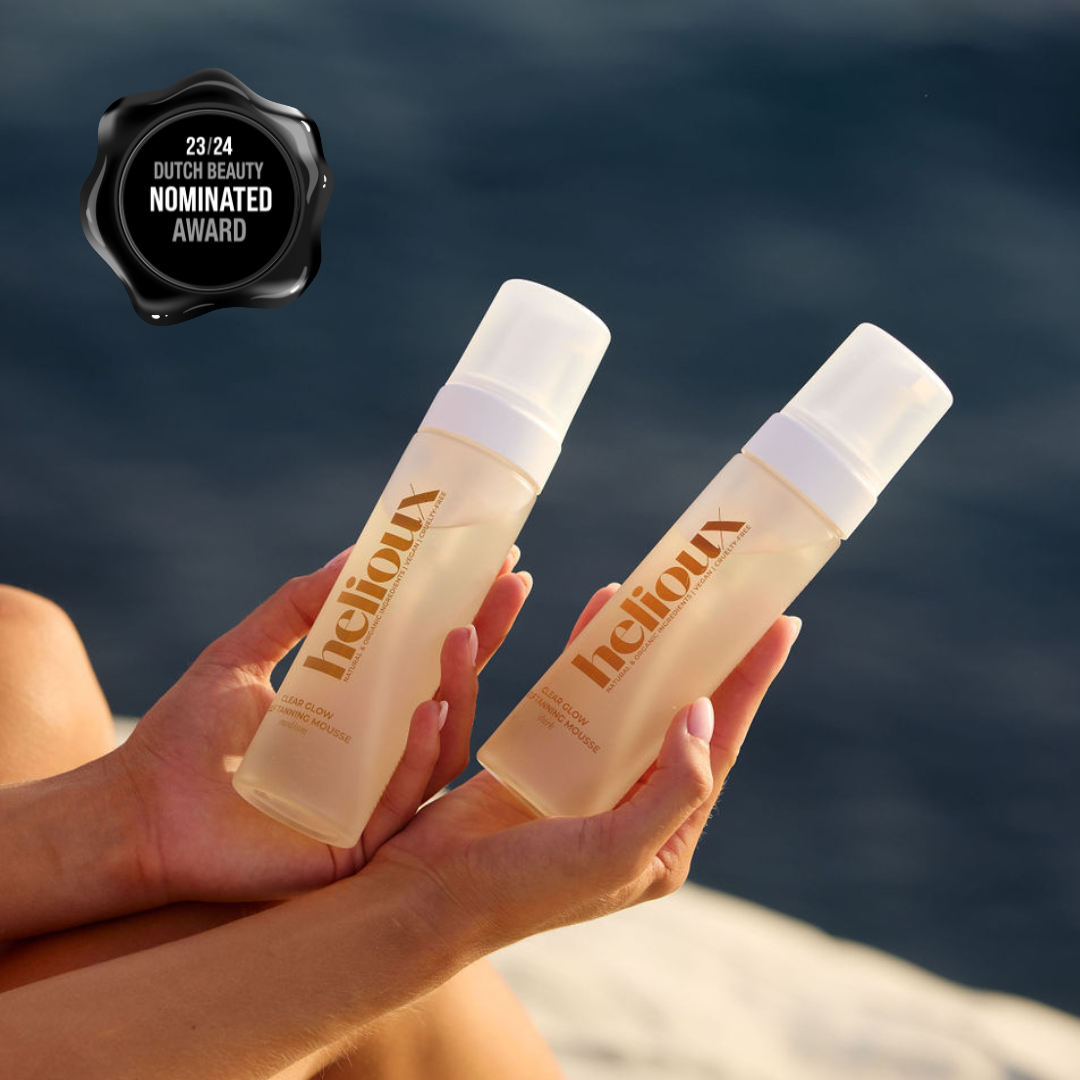 Selbstbräuner Mousse Transparent | Klarer Glanz Dunkel