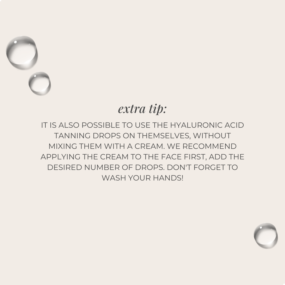 Selbstbräunungstropfen für Gesicht & Körper mit Hyaluronsäure