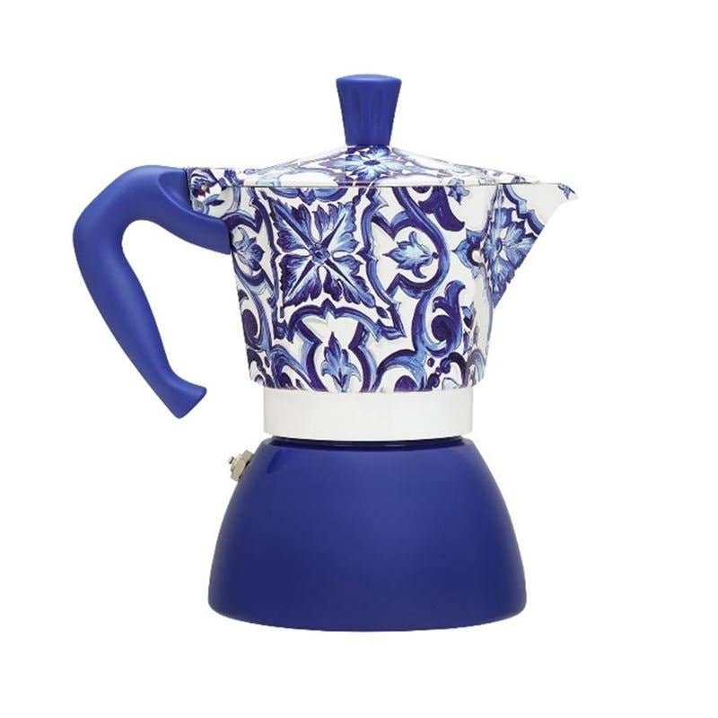 MOKA INDUCTION 6 Tassen D&G Blau Med