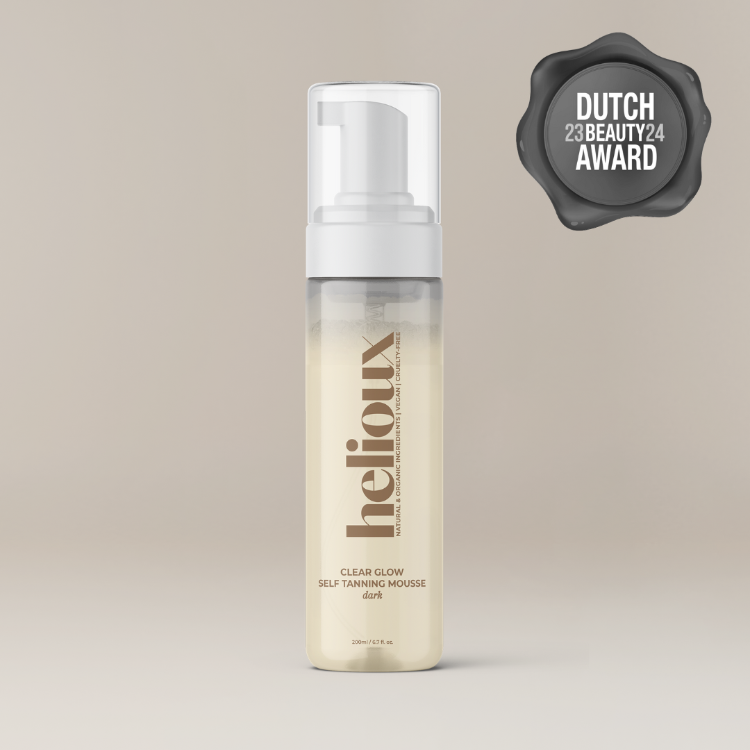 Selbstbräuner Mousse Transparent | Klarer Glanz Dunkel