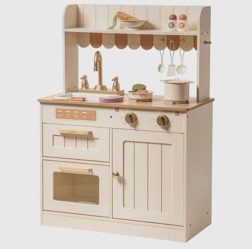 Robud Holz- Küchenspielset Spielzeug zum kochen für Kinder Geschenk