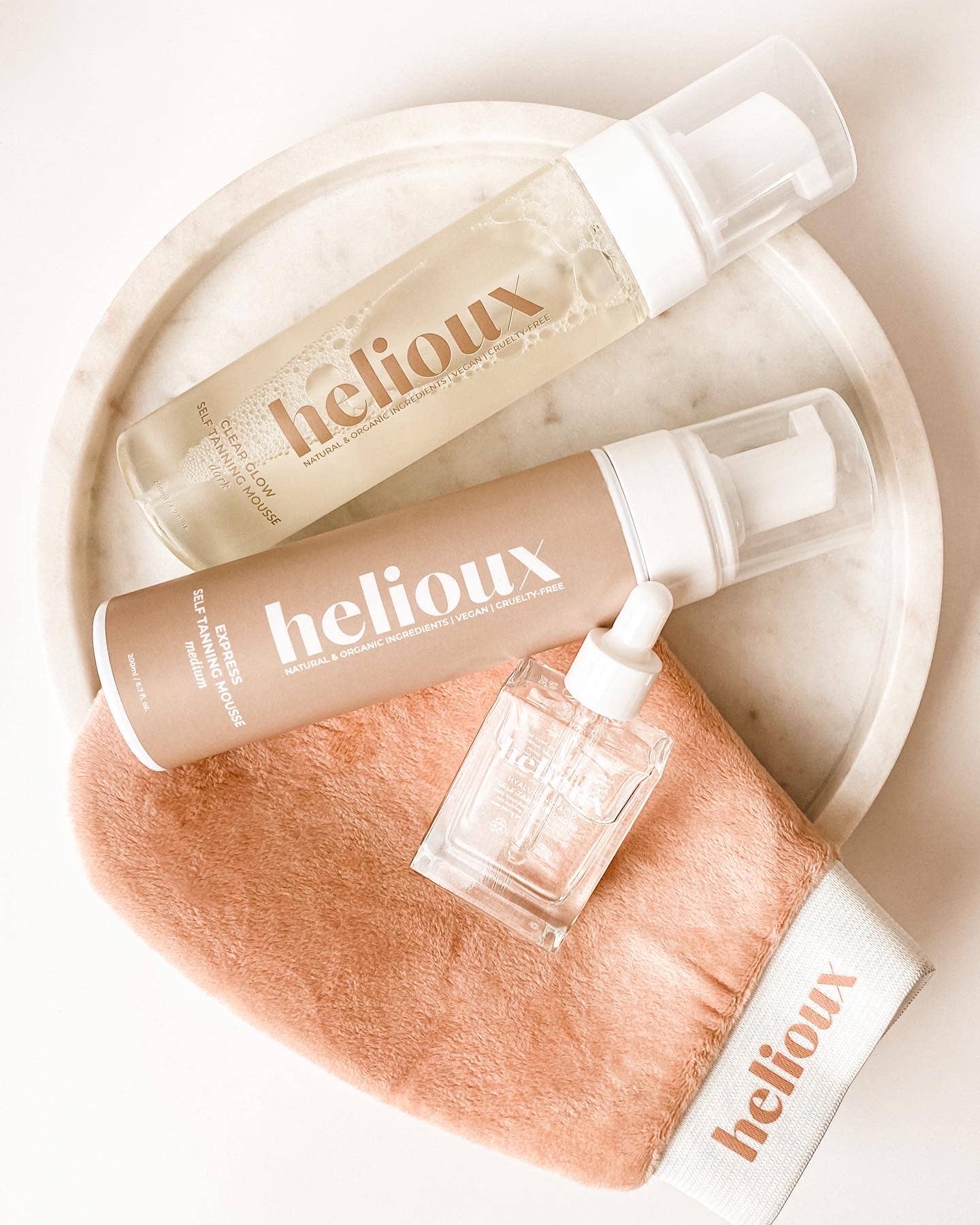 Selbstbräunungshandschuh